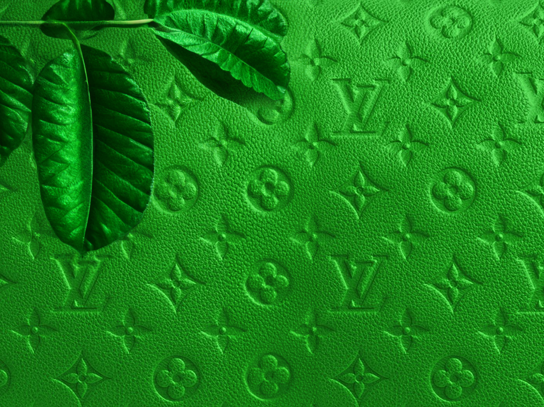 green lv wallpaper